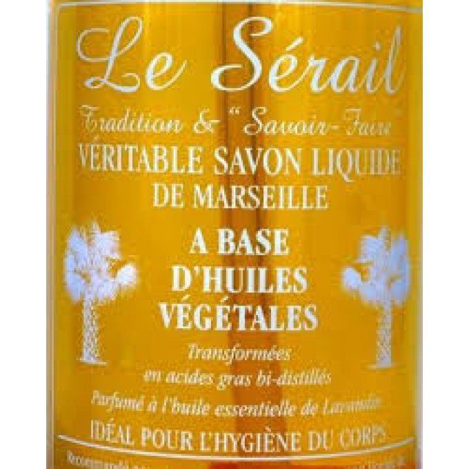 Savon de Marseille liquide végétal parfumé pompe 500ML | LE SERAIL