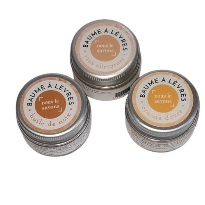 Baume à lèvres orange douce bio 15g NOUS LE SAVONS