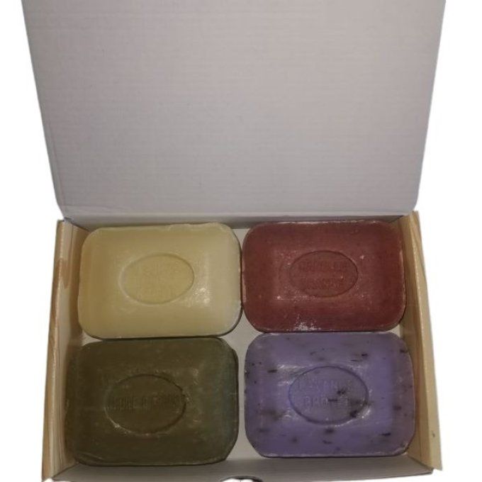 Coffret pour 4 savonnettes 100g | LE SERAIL 