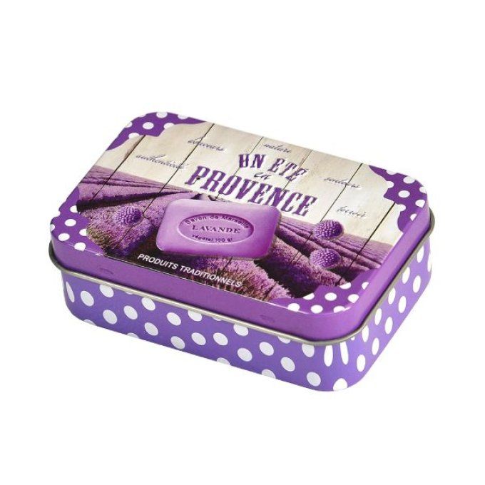 Boite à savon métal Un été en Provence