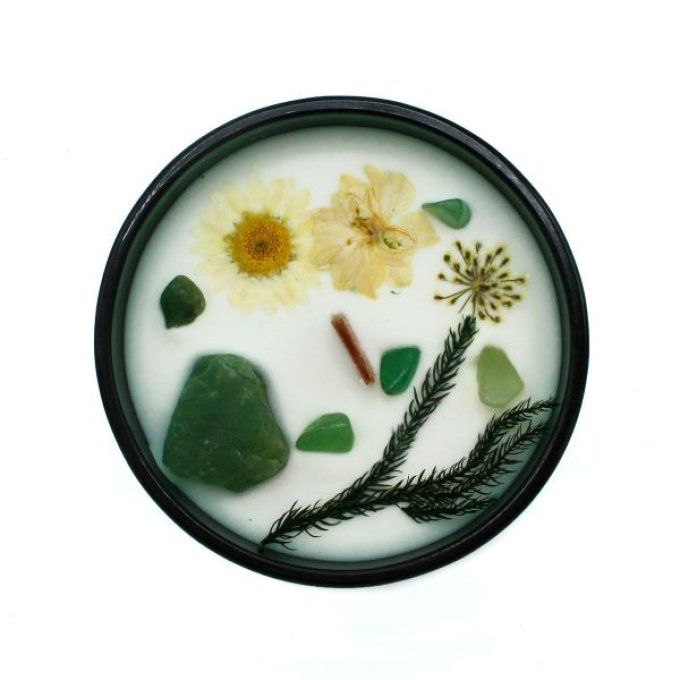 Bougie le magicien menthe, citron & gemme de jade