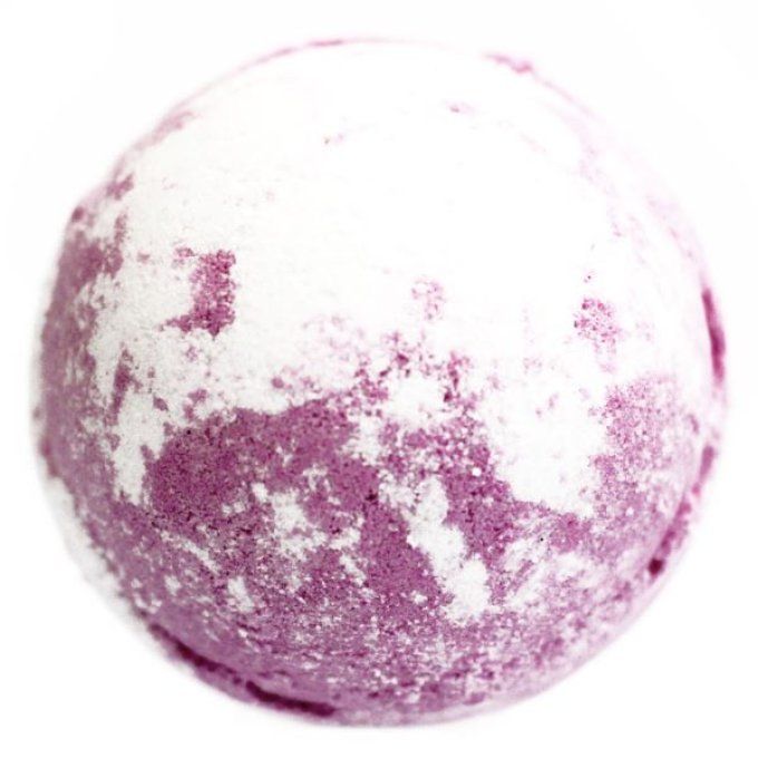 Boule de bain au karité - framboise poivre noir 180g