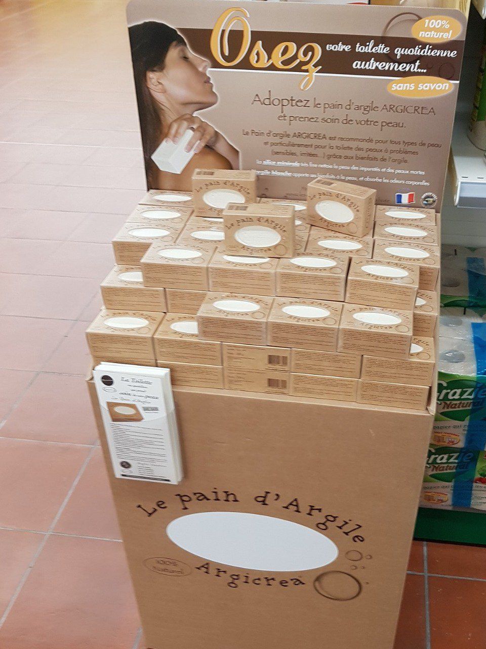 Argile blanche à modeler professionnel — Pain de 10 Kg — Terra