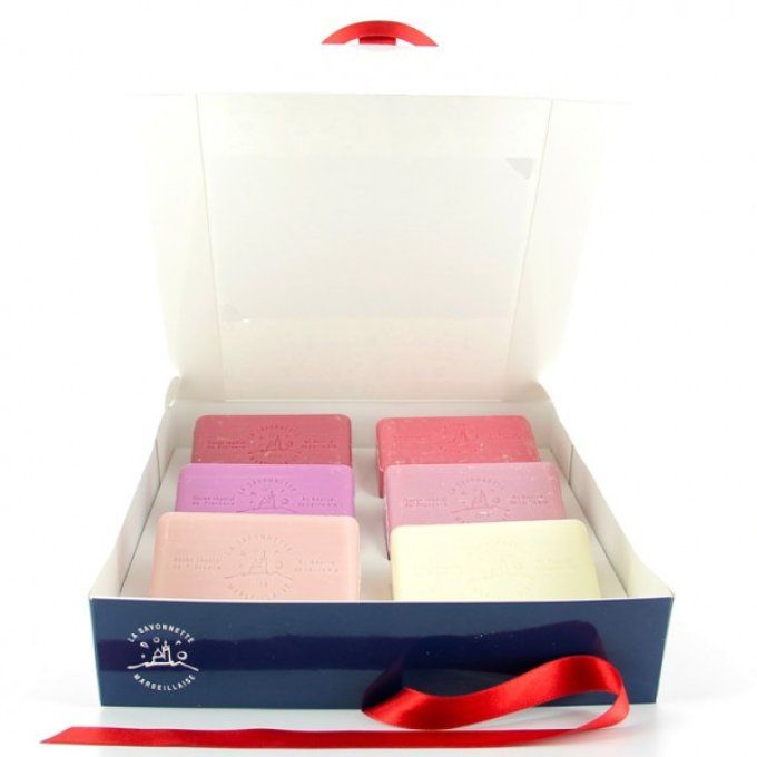 Coffret pour 6 savons 125g lot de 5