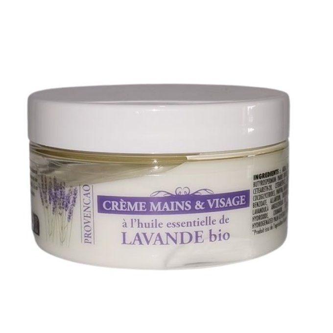 Crème huile essentielle lavande bio visage & mains