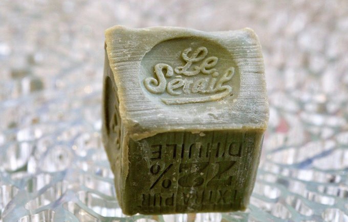 Savon de Marseille cube vert 100% huile d'olive 300GR | Le Sérail 