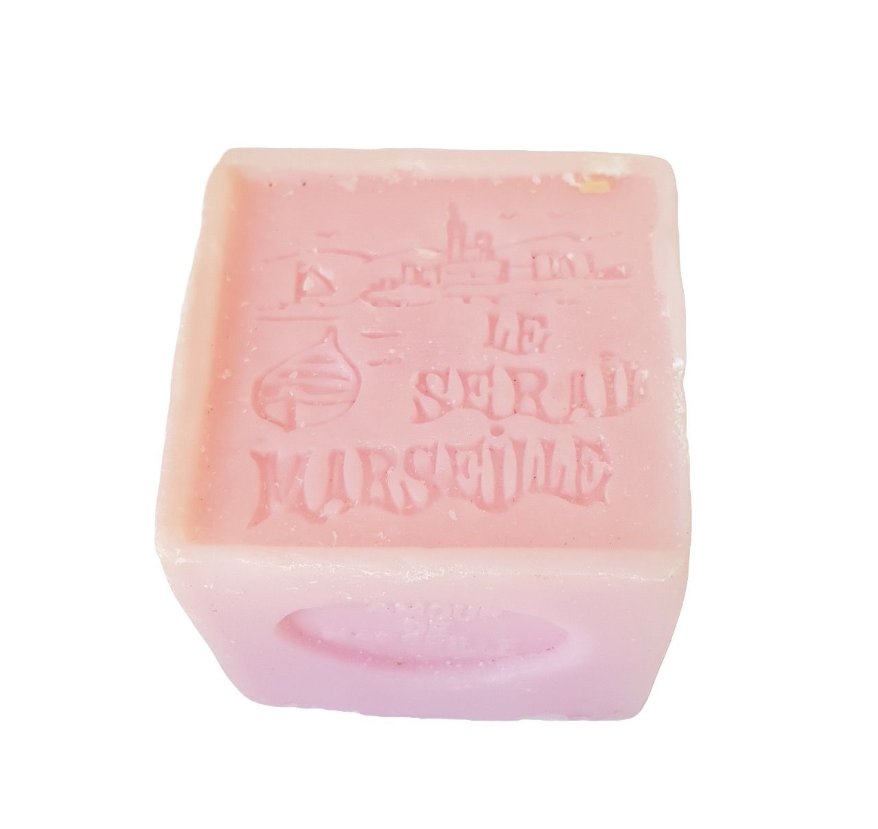 Savon de Marseille rose cube 150 gr Le Sérail 