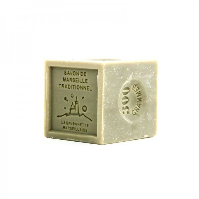 Savon de Marseille vert huile d'olive cube 300g | fer à cheval