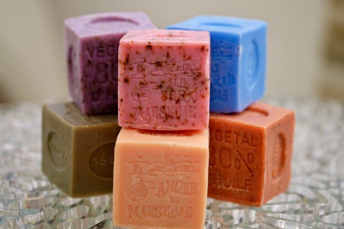Savon de Marseille cube 150g citron vert