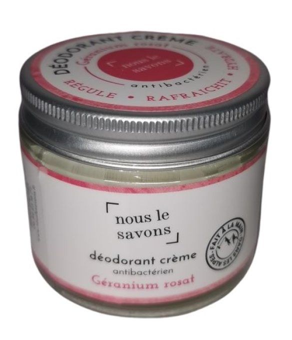 Déodorant crème géranium rosat bio 75g 