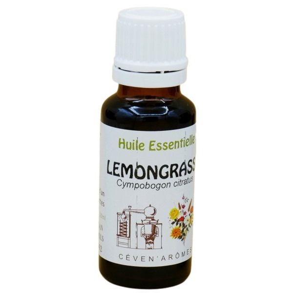 Huile essentielle de lemongrass 20ml | CEVEN ARÔMES 