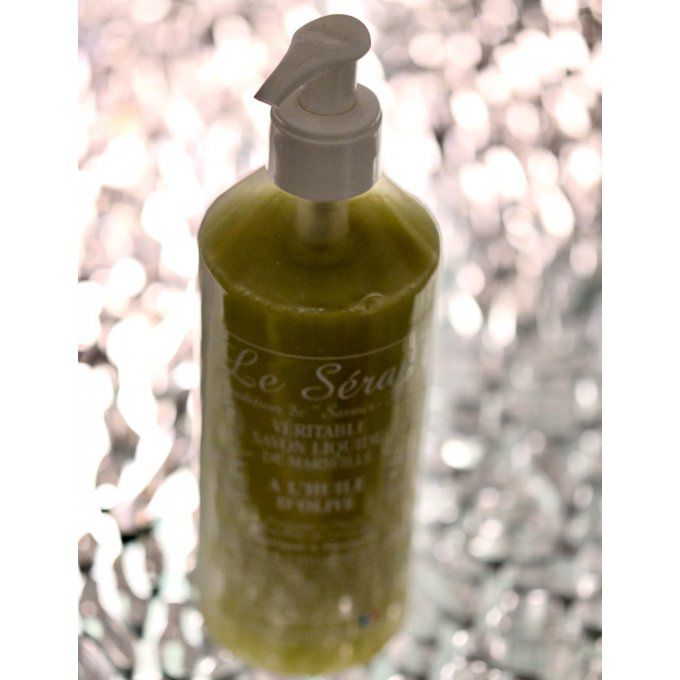 Savon de Marseille liquide huile d'olive pompe 500ML | LE SERAIL