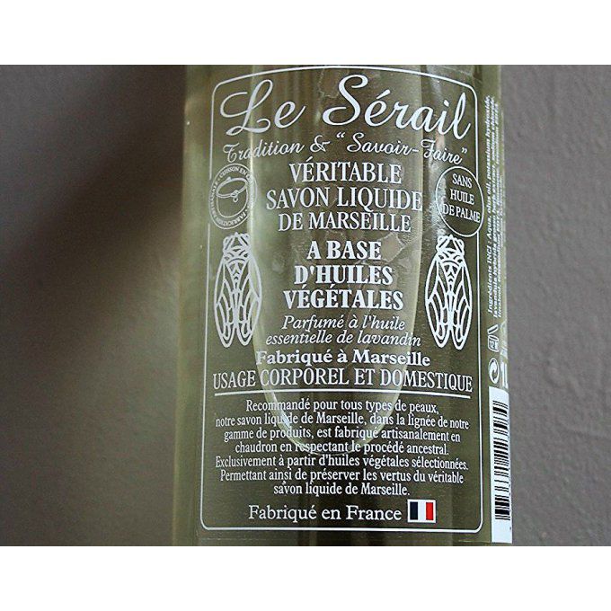 Savon de Marseille liquide végétal nature 1L | LE SERAIL