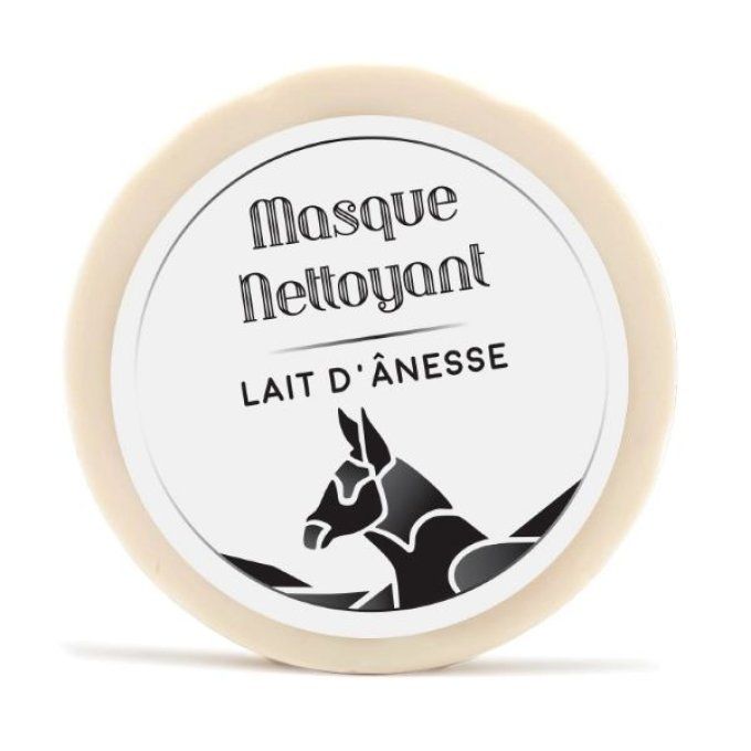 Masque nettoyant visage au lait d'ânesse