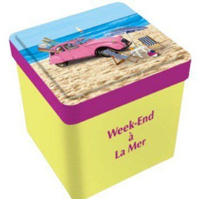 Mini boite savon 2 cv plage