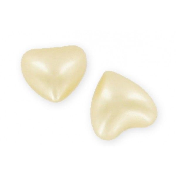 Perles de bain coeur vanille x 50