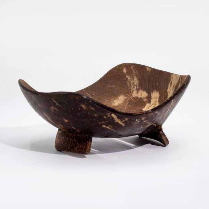 Porte savon ovale noix de coco 11cm