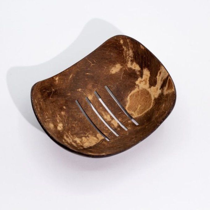 Porte savon ovale noix de coco 11cm