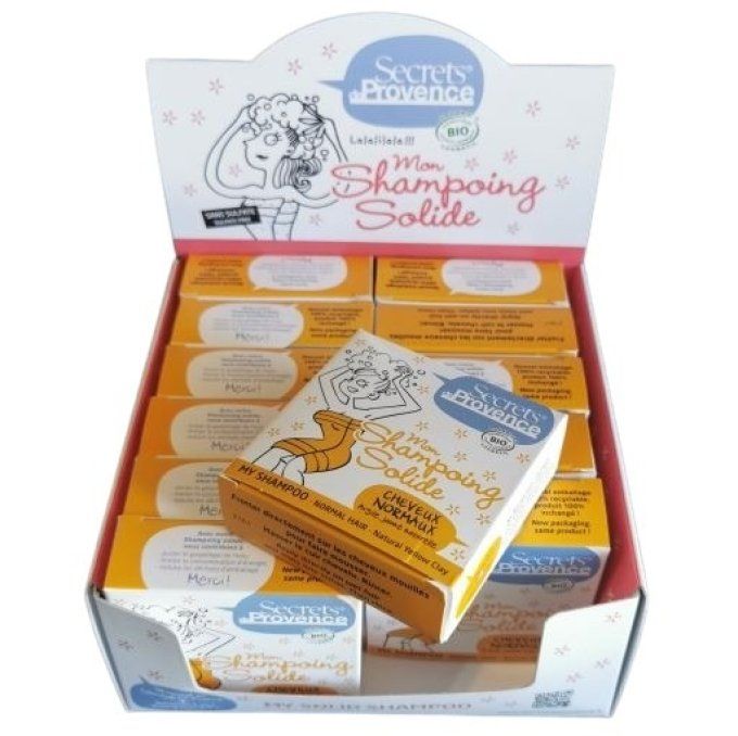 Pack 12 shampoings solide bio cheveux normaux