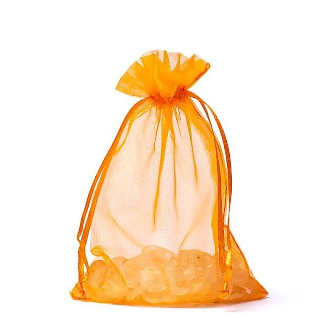 Sac organza 10x15 orange (20)