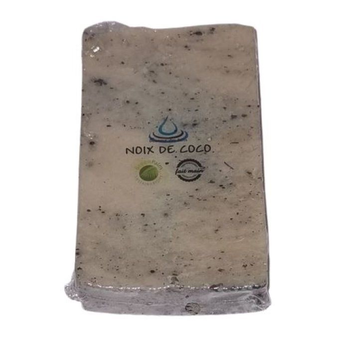 Savon à froid huile olive & noix coco broyée 100g