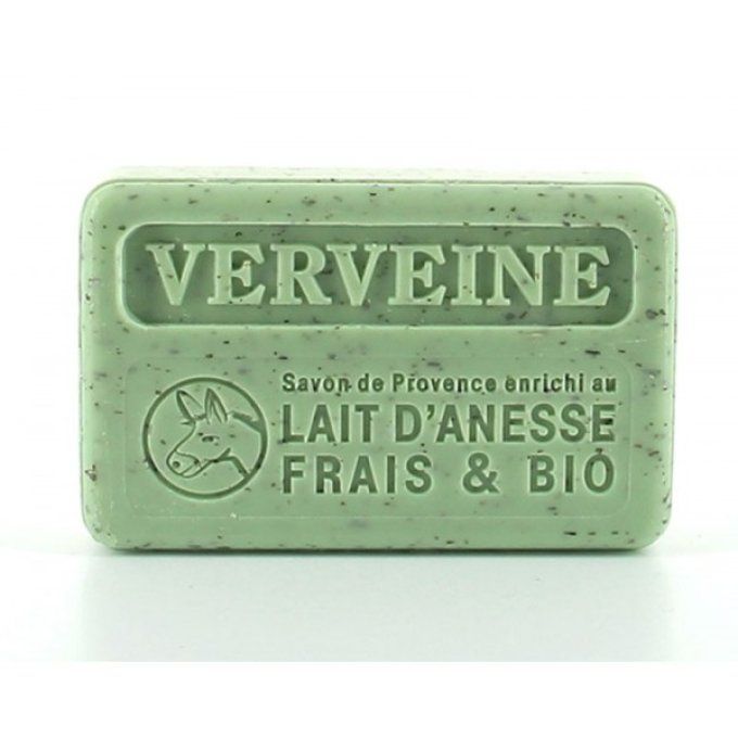 Savon au lait d'ânesse frais et bio verveine 100gr