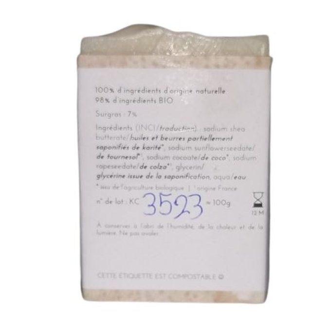 Savon doux karité coco bio 100g | Nous le savons