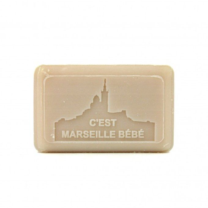 Savonnette Marseillaise c'est Marseille bébé fleur de coton 125g