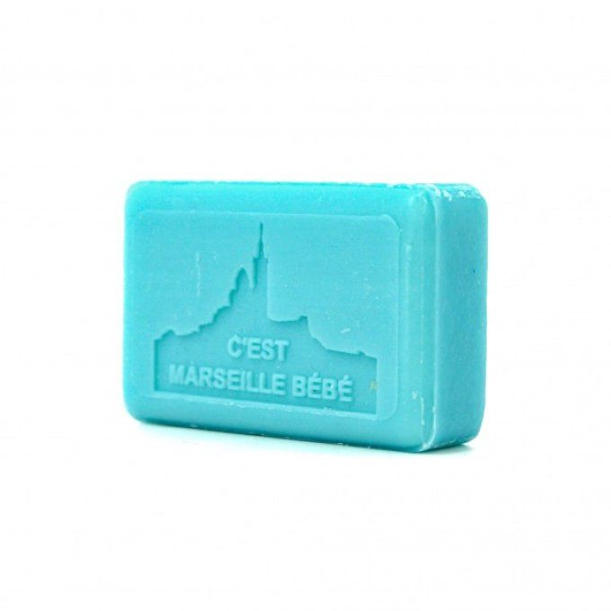 Savonnette Marseillaise c'est Marseille bébé fleur de lotus 125g 