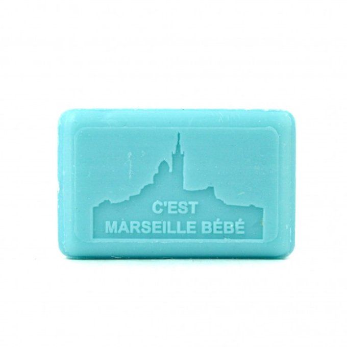 Savonnette Marseillaise c'est Marseille bébé fleur de lotus 125g 