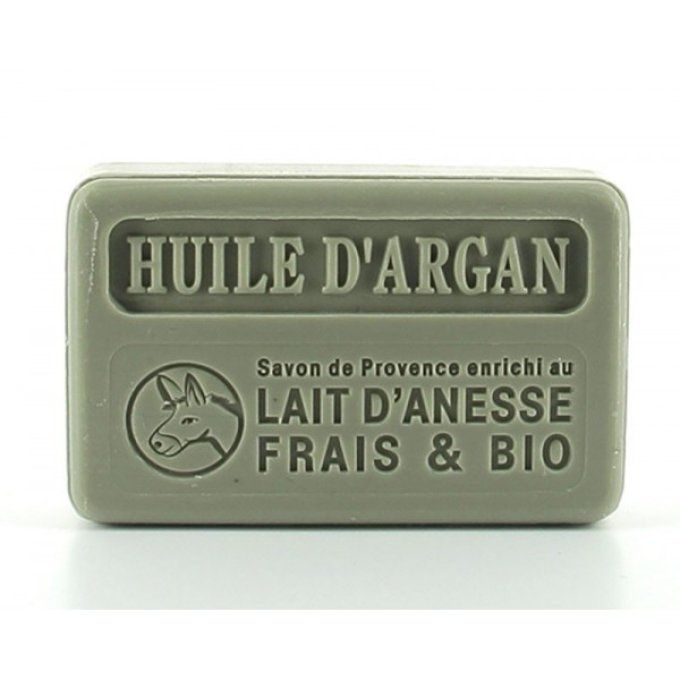 Savon au lait d'ânesse frais et bio huile d'argan 100gr