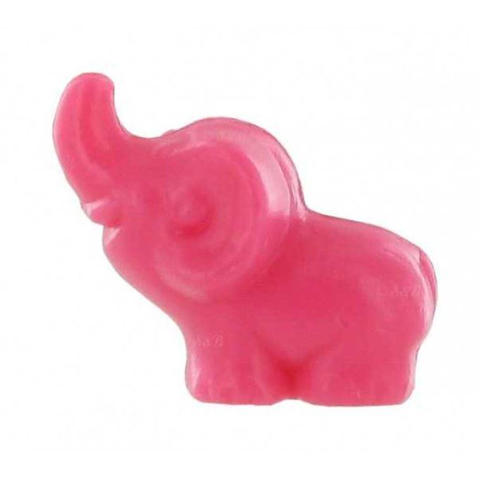 Savons d'invité éléphant parfum rose30g lot de 12 