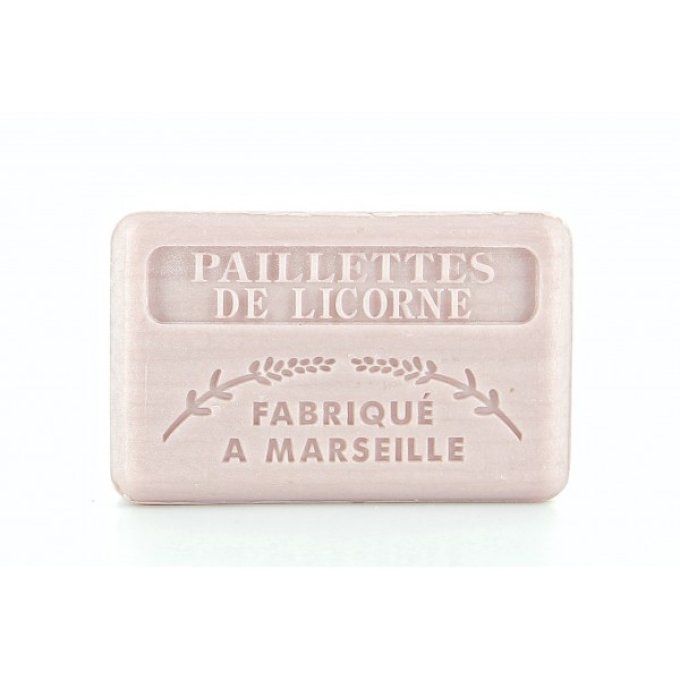 Savonnette Marseillaise paillettes de licorne 125g