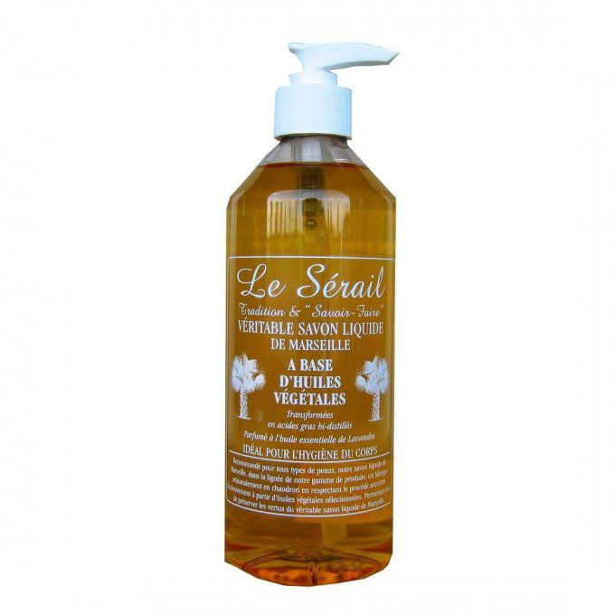 Savon de Marseille liquide huile d'olive pompe 500ML | LE SERAIL