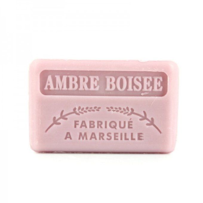 Savonnette Marseillaise ambre boisée 125g