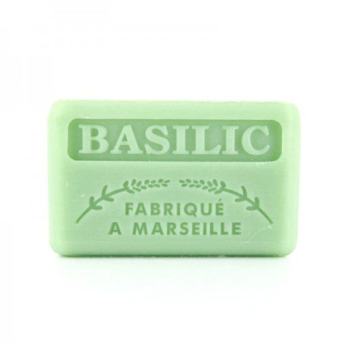 Savonnette Marseillaise basilic 125g   