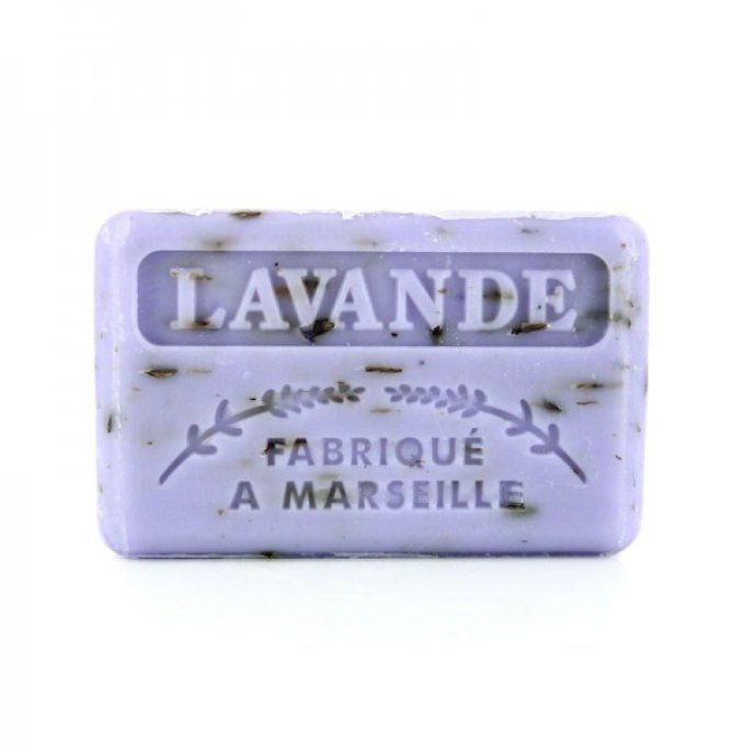 Savonnette Marseillaise lavande fleurs 125g