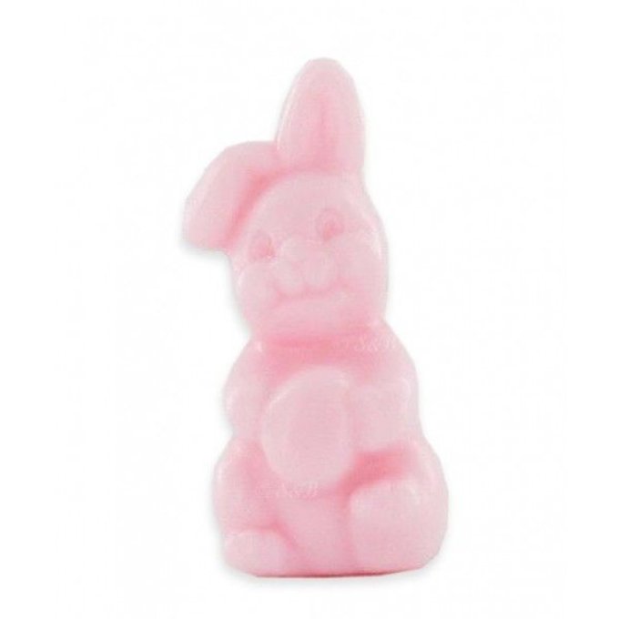 Savons d'invité lapin parfum rose 30gr lot de 50