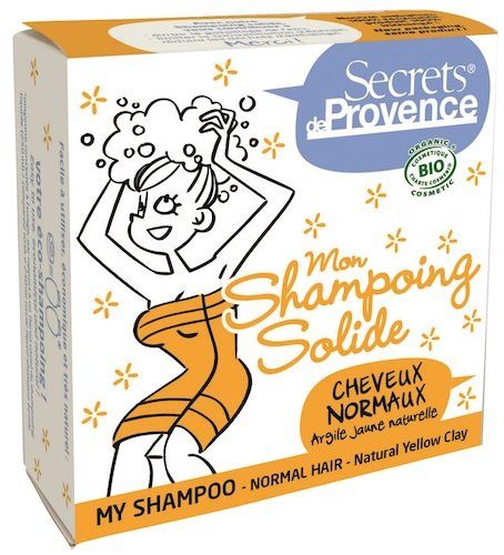 Shampoing solide bio cheveux normaux  | Secrets de Provence