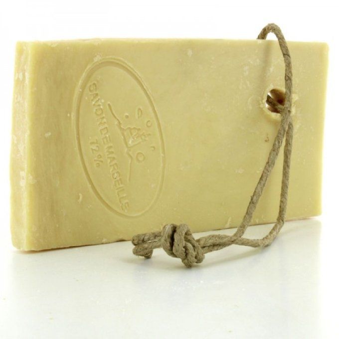 Savon de Marseille blanc huile végétale tranche 230GR | fer à cheval