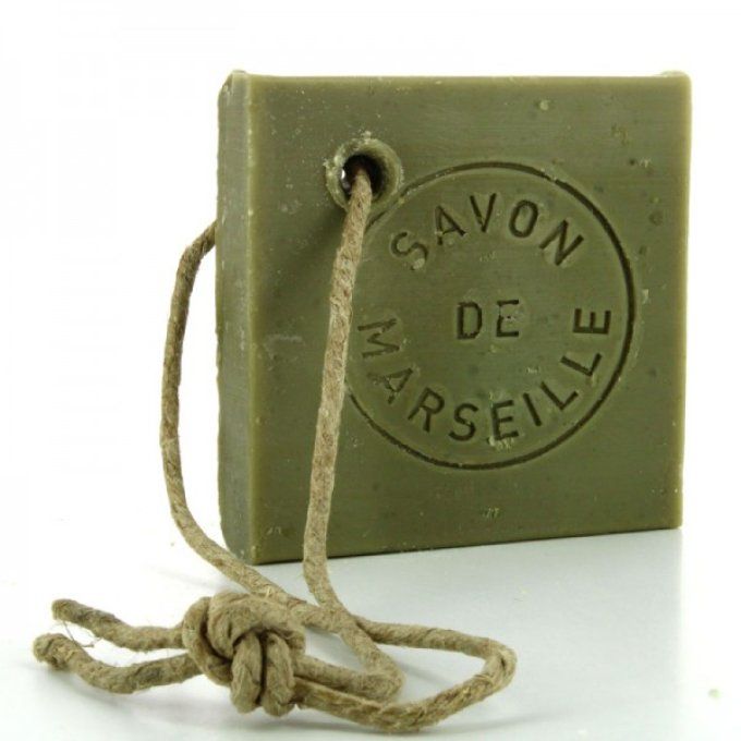 Savon de Marseille vert huile d'olive tranche 150GR | fer à cheval